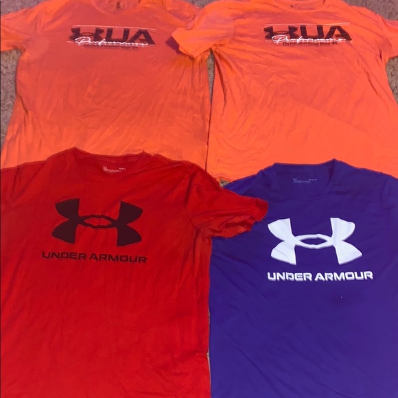 Under Armour Red and Orange Short Sleeve Tees 4 for 1!! - Picture 6 of 6